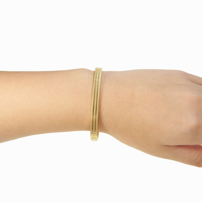 Golden textured cuff