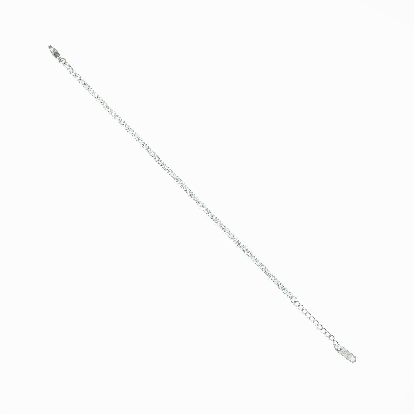 Thin rhinestone bracelet