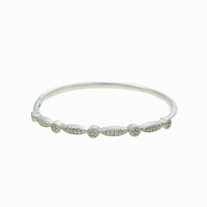 Cuff with rhinestones