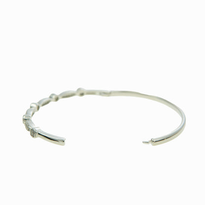 Cuff with rhinestones