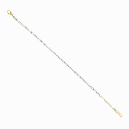 Thin rhinestone bracelet
