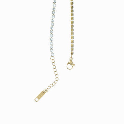 Thin rhinestone bracelet
