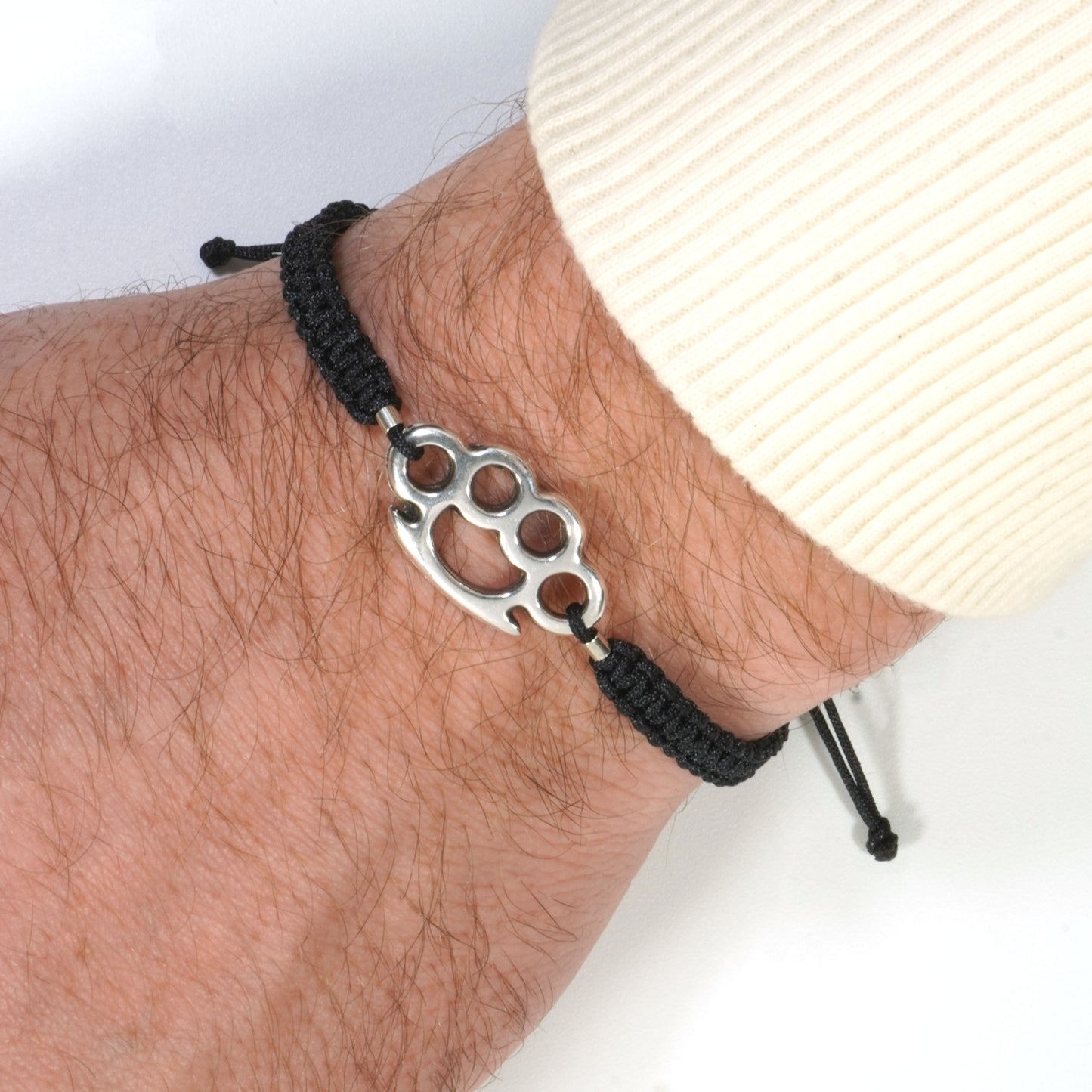 Macrame brass knuckles