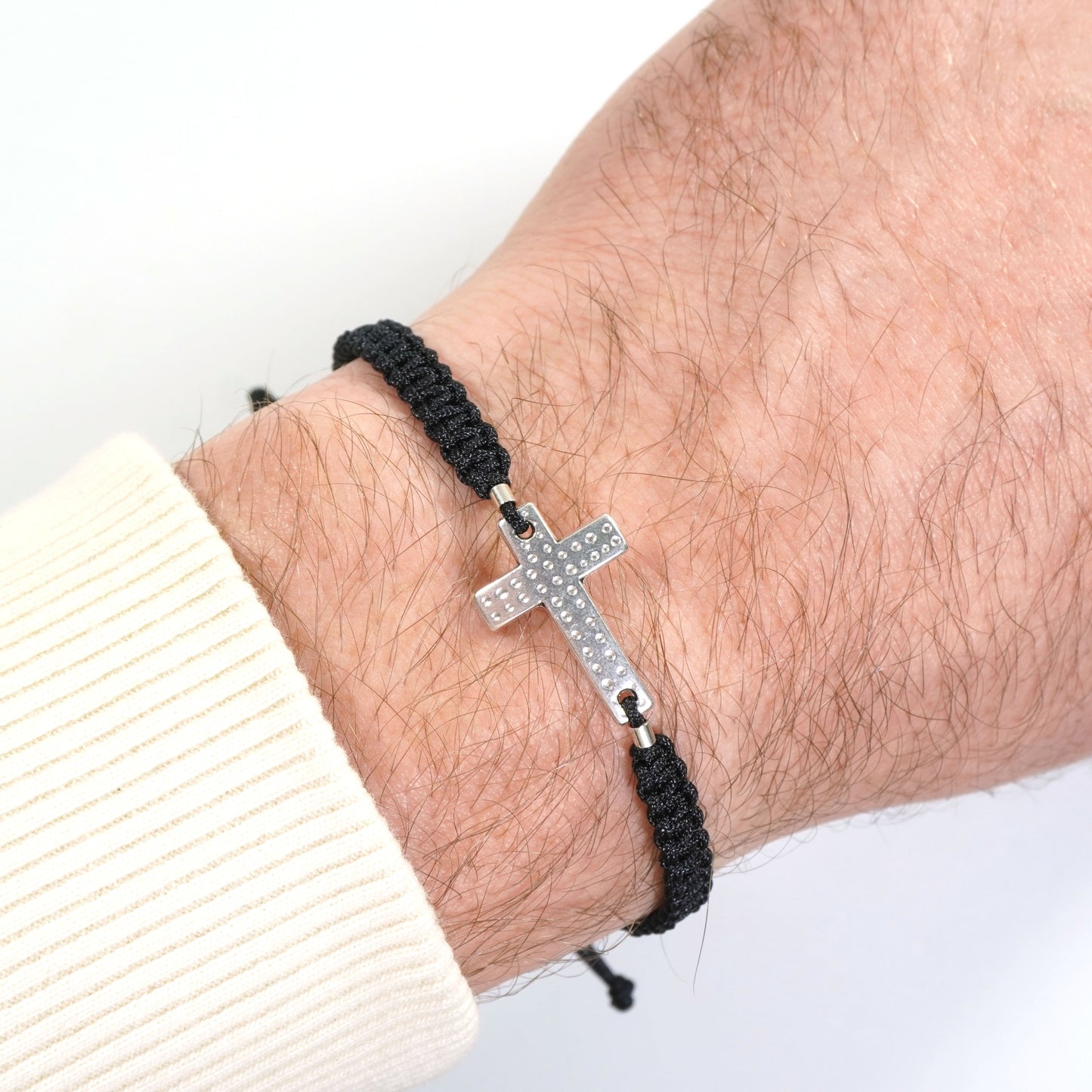 Macrame Cross bracelet