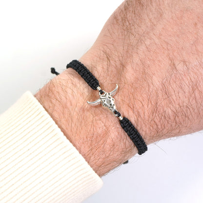 Macrame Bull bracelet