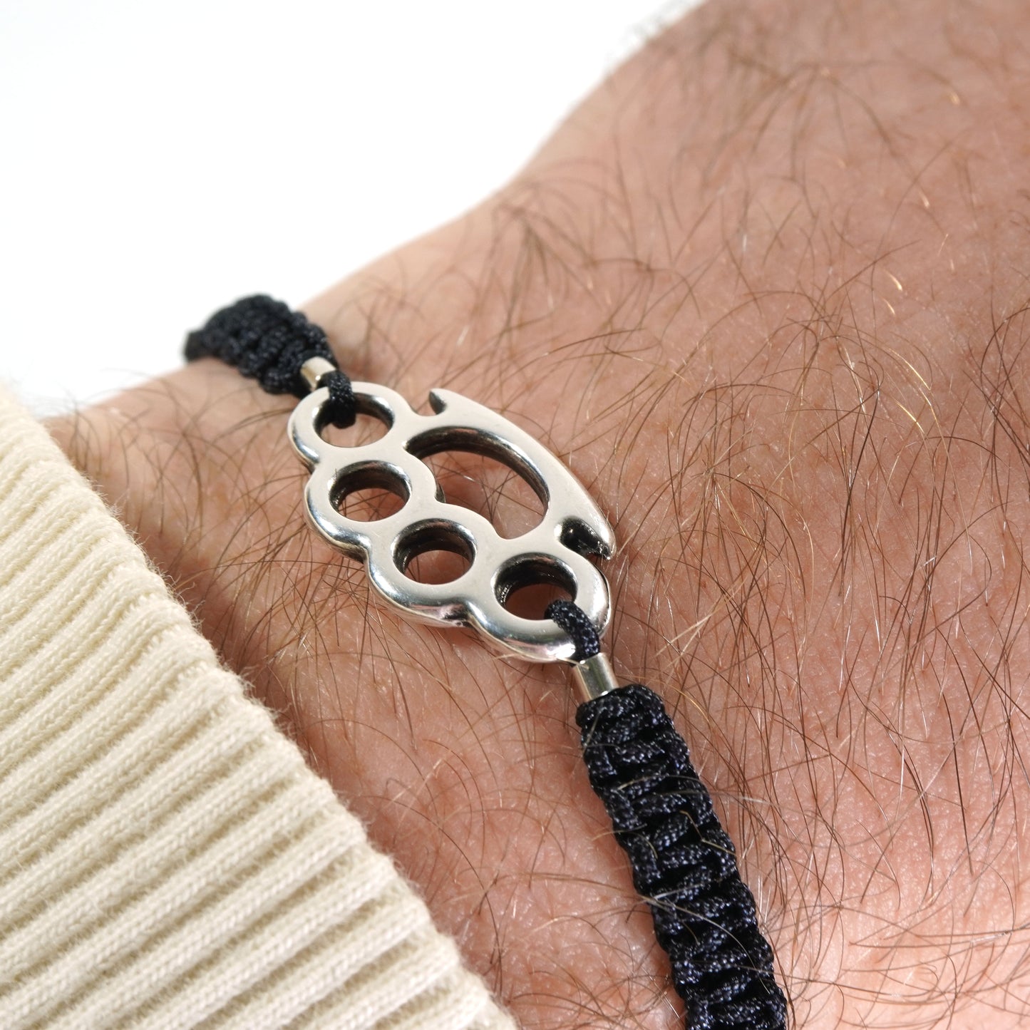 Macrame brass knuckles