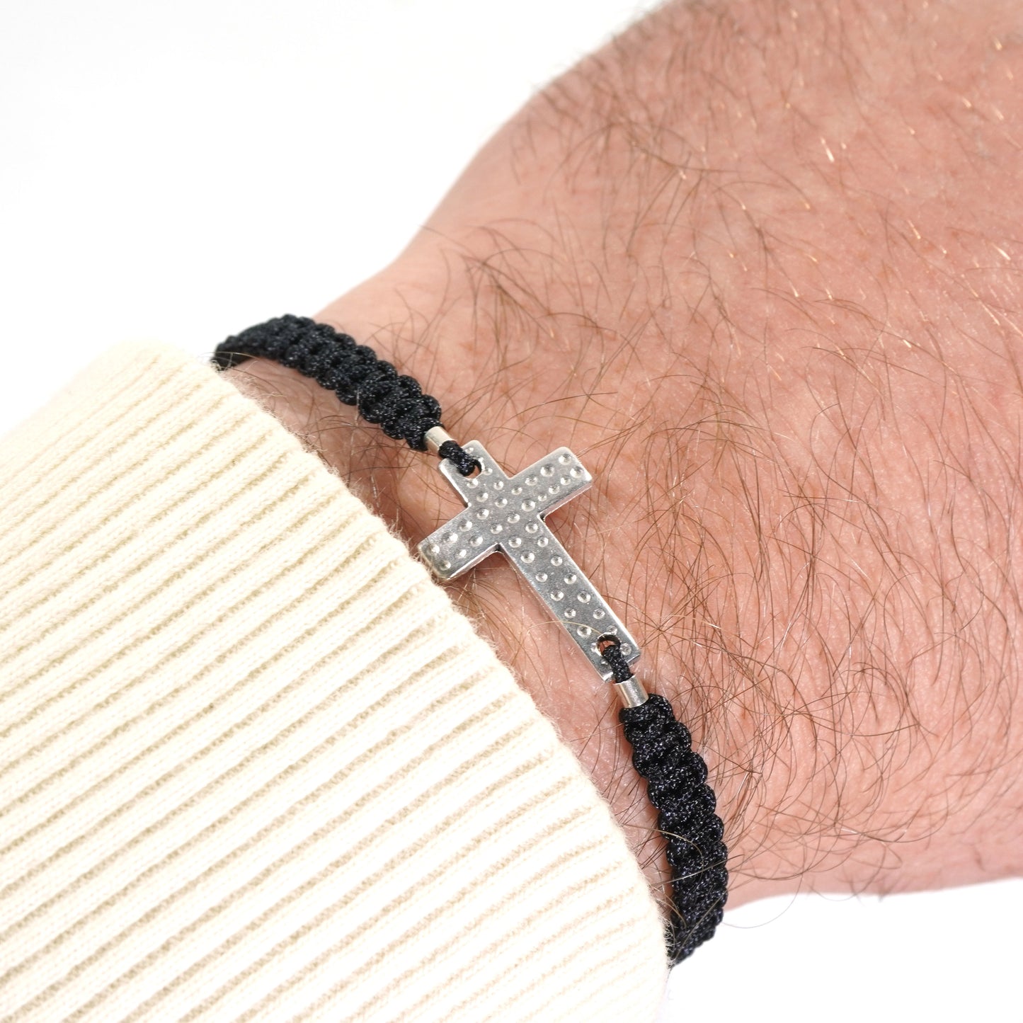 Macrame Cross bracelet