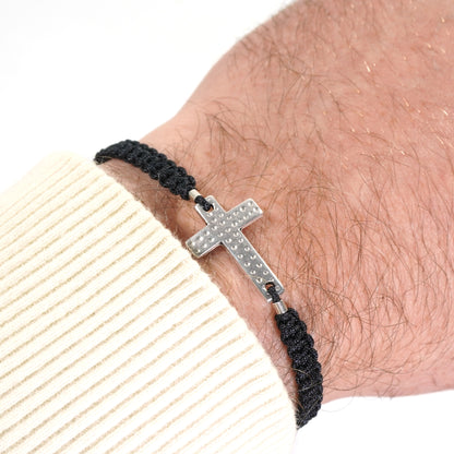 Macrame Cross bracelet
